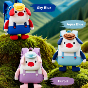 Zaino per Bambini Ark Modello 9021 Cucciolo Sorridente, Traspirante, Impermeabile, Ultra-Leggero, Riflettente, Borsa da Viaggio per Esterni - Product Image 4