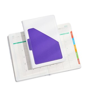 Nova Chegada Personalizado 2026 A5 Notebook Cartão Embutido Projeto Do Bolso Calendário Notebook <span class=keywords><strong>5</strong></span> Cores Escritório - Product Image 6