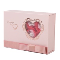 Coffret cadeau de roses imprimé avec logo personnalisé, boîte à fleurs, boîte à roses recyclable à l'infini, boîte à roses pour cadeaux de la Saint-Valentin, boîte à fermeture magnétique