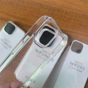 Venta al por mayor de la caja del teléfono Delgado Claro TPU Fundas para teléfonos móviles para Iphone 13 Pro <span class=keywords><strong>Max</strong></span> 14 15 Plus 16 17 Aire TPU - Product Image 4