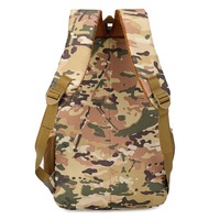 Ransel Taktis Kamuflase Kapasitas Besar Unisex Tahan Air Bahan Oxford Kain MOLLE Tas Laptop OEM Mochila Camuflada