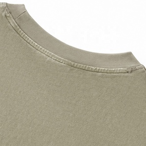 Chất Lượng Cao Cắt Boxy Phù Hợp Aid-Rửa Sạch Cổ Điển T-Shirt Cho Nam Giới Quá Khổ Boxy Người Đàn Ông Cổ Điển Của T Áo Sơ Mi 260gsm Tùy Chỉnh T Áo Sơ Mi - Product Image 4