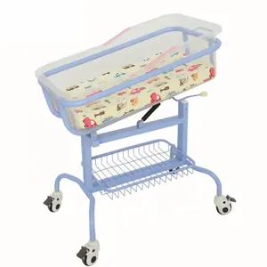Больничная медицинская передвижная регулируемая детская кроватка для новорожденных, детская кроватка для путешествий