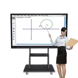Pantalla táctil interactiva todo en uno de 55 pulgadas 4K con obturador deslizante para jardín de infantes, formación, enseñanza y conferencias - Product Image 6