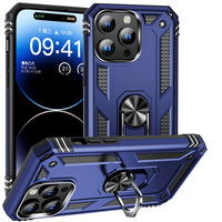 Étui magnétique à double protection pour voiture, antichoc, PC TPU, couverture de téléphone portable pour iPhone 11 12 13 14 15 16 Pro Max