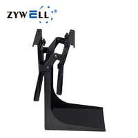 Support de bureau réglable pour imprimante thermique à double écran, support de table pour imprimante de reçus iPad pour systèmes de point de vente