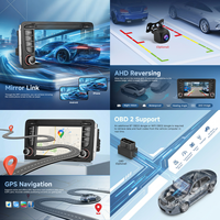 Radio de Coche Android Podofo de 7 Pulgadas, 4+64 GB, 2 DIN, para Audi A3 8P S3 RS3, Carplay Inalámbrico/Android Auto, GPS/Wifi, USB + Tipo-C, Estéreo para Coche ODM