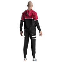 Fabricant de sweats à capuche d'entraînement pour hommes, tenue de rugby, ensemble pantalon de survêtement et sweat à capuche au design personnalisé pour hommes