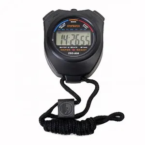 Timer di intervallo dell'orologio di arresto sportivo impermeabile con Timer cronometro digitale con ampio Display