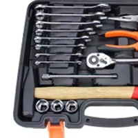 Juego de Herramientas para el Hogar de 91 Piezas, Kit Profesional con Llave de Tubo, Martillo y Alicates para Reparaciones Domésticas y Mantenimiento DIY