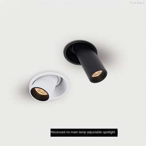 Foco LED de Techo Empotrado Redondo de 7W 10W 90mm IP65, Tubo Largo de Aluminio, Ajustable, Antideslumbrante, para Hogar y Oficina - Product Image 2