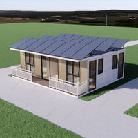Maison préfabriquée mobile pliable de 20 pieds et 40 pieds, cabine de conteneur miniature, maison modulaire préfabriquée, panneau solaire, maison de conteneur