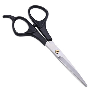 Lubanzuo Hair Scissors Stainless Steel Sharp Blade <b>Long</b> <b>Handle</b> Thinning <b>Shears</b> For Home Use - Product Image 3