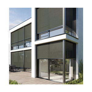 <span class=keywords><strong>Persianas</strong></span> eléctricas para exteriores, pantallas de patio motorizadas, pantalla retráctil con cremallera, cortina para exteriores - Product Image 1