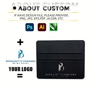Tarjetero Multifuncional Popular, Ultrafino, de Gran Capacidad, Portátil, Protector, de Cuero PU, con Logotipo Personalizado - Product Image 3