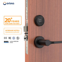 Cerradura Electrónica con Tarjeta RFID para Hotel, Cerradura de Puerta RFID de 13.56MHz con Clasificación de Impermeabilidad IP54, Sistema de Software de Gestión