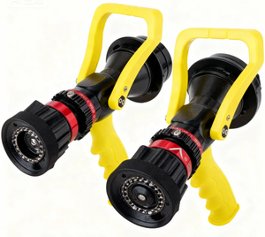 Lance à incendie sans recul  Buse de tuyau d'incendie haute pression à poignée  Débit réglable - Product Image 4