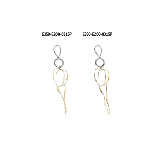 Boucles d'oreilles pendantes tendance E350-E200-0315P - Product Image 2