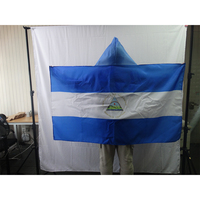 3x5ft Football Match Logo personnalisé Cheering Fan Cape corps drapeau marocain drapeau National Cape