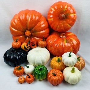 Fabricant de citrouilles en mousse personnalisées pour citrouille artificielle en fausse mousse Halloween Thanksgiving Table Fall Harvest Home Decor - Product Image 1