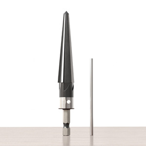 Escariador manual de carburo con vástago hexagonal de 6.35mm para acero inoxidable y herramienta de perforación para carpintería - Product Image 3