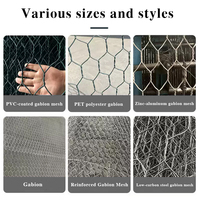 Vente directe usine : Gabion soudé en fil de fer galvanisé à mailles carrées pour la protection des bords de rivière et les clôtures de jardin pour la rétention des sols