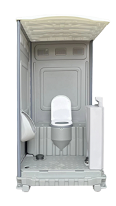 Toilettes portables neuves en plastique HDPE résistant aux UV, écologiques et durables pour événements extérieurs, parcs et ateliers - Product Image 2