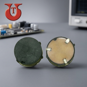 Buzzer piézoélectrique SMD UTL 18 mm 3,6 V, rond, noir, avec contacts métalliques, modèle UTPT1870S, certifié ROHS/ISO9001 - Product Image 3