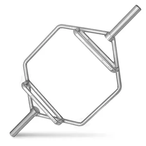 하이 엔드 프리미엄 품질 피트니스 크롬 육각 바벨 바 파워 역도 바벨