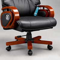 Chaise de bureau de direction ergonomique à dossier haut réglable avec massage, design moderne en tissu pour personnes corpulentes