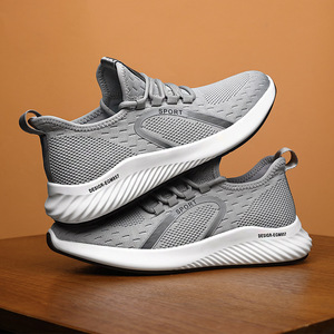 Zapatillas de correr de malla para hombre, ligeras, transpirables, deportivas, para verano, para caminar al aire libre, para fitness. - Product Image 2