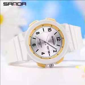 SANDA 6097 Nouvelle montre à quartz tendance pour homme, étanche, avec aiguille créative à défilement magnétique - Product Image 5