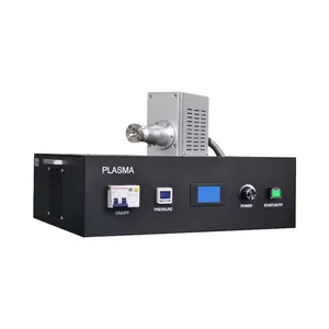 Atmospheric low temperature plasma cleaner for activating surface of the solid sample to improve the wetting properties