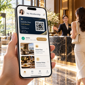 Développement d'applications de cartes de membre numériques personnalisées <span class=keywords><strong>pour</strong></span> iOS et Android avec identification par <span class=keywords><strong>QR</strong></span> <span class=keywords><strong>code</strong></span> de carte de membre numérique LionCreate - Product Image 1
