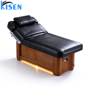 Cama de Tratamiento Facial Eléctrica Profesional Moderna Kisen, Altura Ajustable, Función de Masaje, Salón de Belleza, Spa, Hotel, Directo de Fábrica - Product Image 1