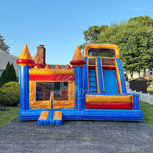 <span class=keywords><strong>Castillo</strong></span> Inflable Comercial para Exteriores con Tobogán - Product Image 1