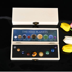 Esferas de Cristal de los Nueve Planetas, Productos Espirituales Naturales Curativos al por Mayor en una Elegante Caja, Otros Artesanías de Cristal - Product Image 4