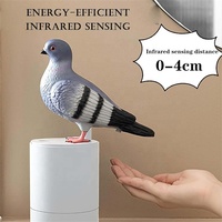 Distributeur de savon automatique infrarouge moderne en ABS de 300 ml pour déjections d'oiseaux, idéal pour les hôtels