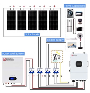 เครื่องแปลง12KW 30KW 3เฟส48โวลต์8kV 5KW 4KW เปิด/ปิดระบบโดยไม่ใช้แบตเตอรี่ไฮบริดสำหรับแผงโซลาร์เซลล์ - Product Image 2