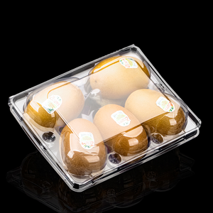 Kotak Plastik PET Sekali Pakai Berkualitas Tinggi, Transparan, dengan Tutup, Food Grade, Model <span class=keywords><strong>Clamshell</strong></span> untuk Kemasan Kiwi - Product Image 5
