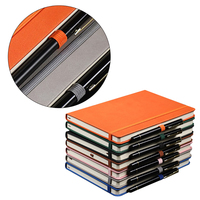 Agenda personnalisé en cuir PU A5 AI-MICH, carnet de notes avec bande élastique personnalisée, planificateur relié rigide, carnet de notes
