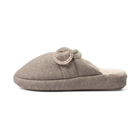 Mules de Microfibra Eva Cálidos para Mujer, Suela Gruesa Antideslizante, Acolchados, Transpirables, Suaves, para Cualquier Ocasión, a la Moda