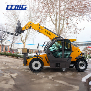 LTMG 7m 14m 10,5 M Altura de elevación Telehandler <span class=keywords><strong>4</strong></span>*<span class=keywords><strong>4</strong></span> Carretilla elevadora diesel 3,5 Ton 3ton <span class=keywords><strong>4</strong></span> Ton Carretilla elevadora telescópica con limitador de par - Product Image 3
