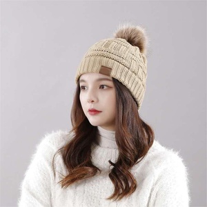 Multi-color Women's Winter Beanie <strong>Hat</strong> with Pom Pom, Cable Knit Slouchy Skull Cap, Warm Soft Elastic Knitted <strong>Hats</strong> - Product Image 4