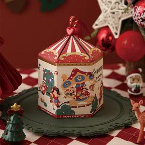 Производитель, Рождественская Подарочная коробка, глянцевая бронзовая бумага, материал, маленькая конфетная подкладка для украшений, губка, склад, низкий минимальный объем заказа - Product Image 6