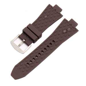 Compatible con <span class=keywords><strong>Michael</strong></span> <span class=keywords><strong>Kors</strong></span> MK correa de <span class=keywords><strong>reloj</strong></span> correa de goma Correa sobresaliente para hombre pulsera accesorio de <span class=keywords><strong>reloj</strong></span> de carreras - Product Image 2