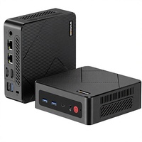 BOSGAME E4 Mini Bilgisayar AMD Ryzen 5 3550H 16GB DDR4 512GB PCIe SSD Çift RJ45 4K Üçlü Ekran USB-C 3.2 Wi-Fi 5/BT 5.0