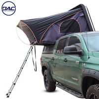 Tente de toit en toile robuste 4x4 avec auvent pour pick-up, ouverture rapide à vérin à gaz, quatre saisons, capacité 2-3 personnes