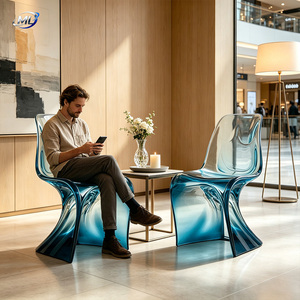 ML Modern Acrylic Living Room <b>Chair</b> Him Her Body <b>Sex</b> <b>Chairs</b> Solid Back <b>Ergonomic</b> Design for Home Furniture - Product Image 6