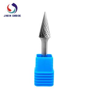 Fresas Rotatorias de Carburo de Tungsteno Recubiertas Jinxin, Corte Simple/Doble, 90 Cónicas, Herramientas Eléctricas de Pulido, OEM, 70 mm de Longitud - Product Image 2